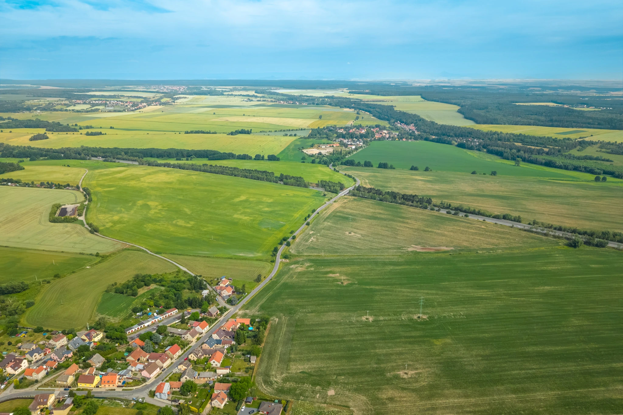 Zemědělské pozemky v regionu